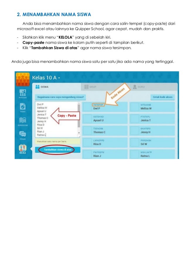 Panduan Penggunaan Quipper School Guru