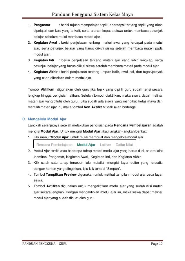 Panduan Pengguna Siswa Dan Guru