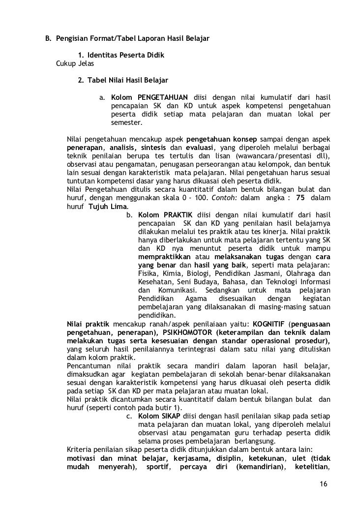 Panduan Penilaian