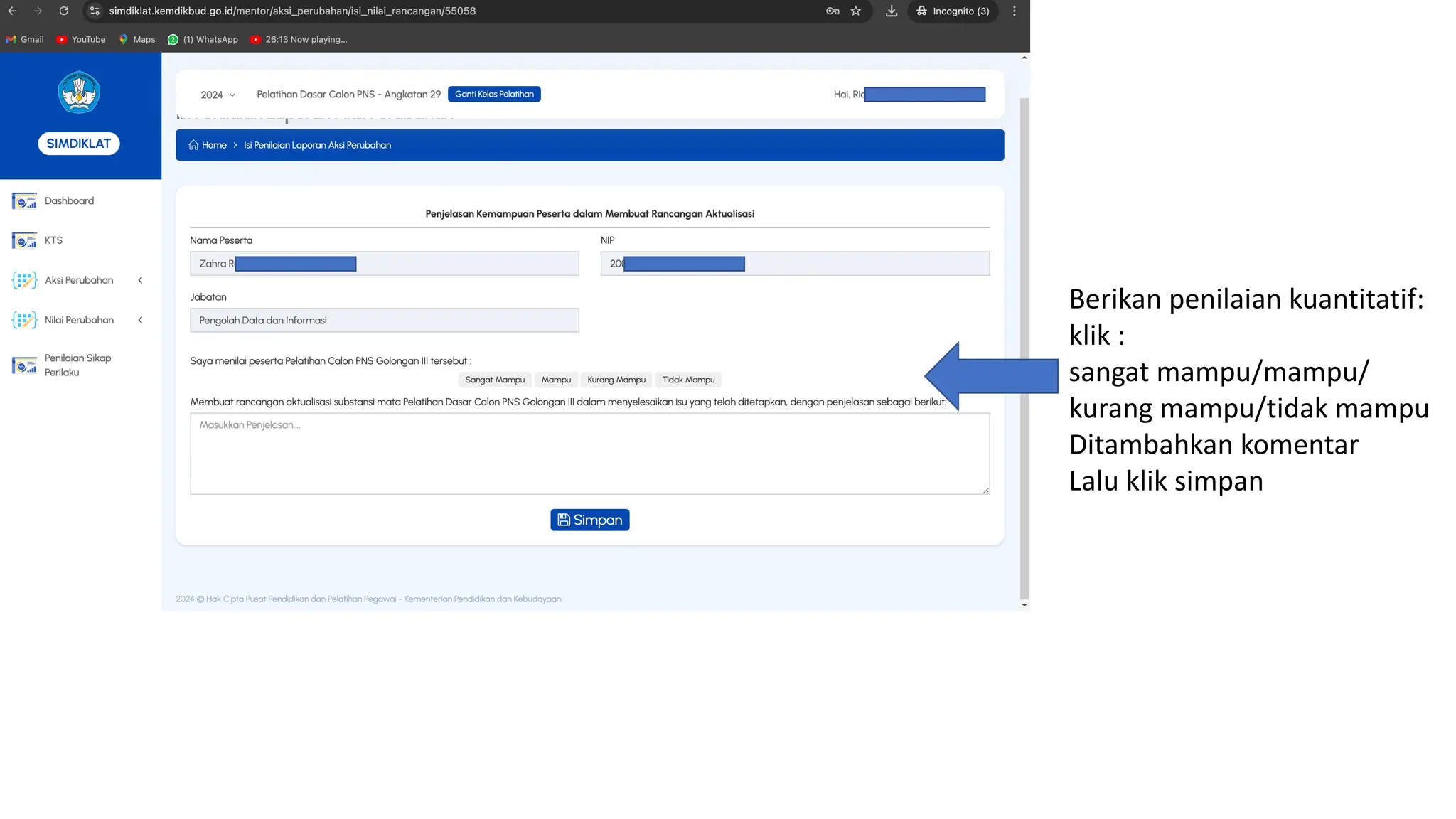 Panduan Penilaian Bagi Mentor Latsar 1 Pdf