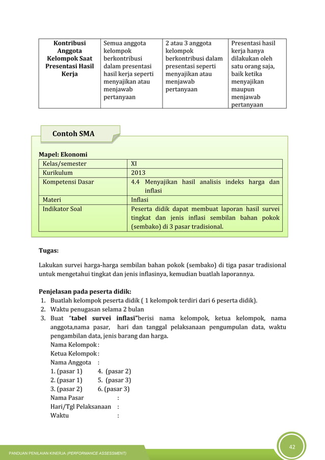 Panduan penilaian kinerja 2019 | PDF