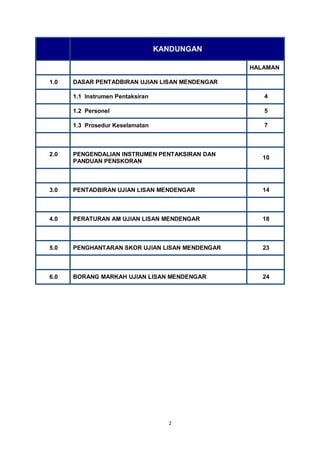 Panduan Pentadbiran Ujian Lisan Mendengar Pt3