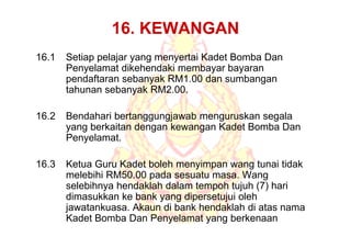 Panduan penubuhan kadet bomba jbpm | PDF