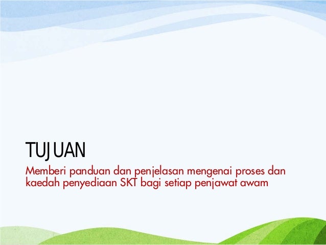 Panduan Penyediaan Sasaran Kerja Tahunan (SKT)