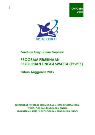 Panduan penyusunan proposal 2019