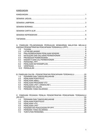 Panduan persijilan kemahiran malaysia melalui ppt Update 1 ogos 2014