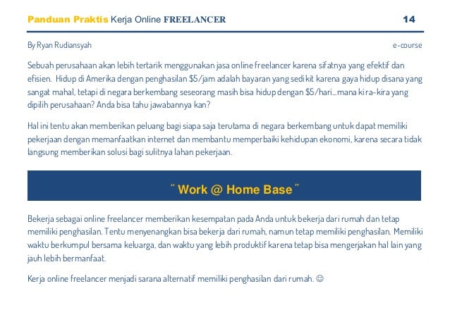 Panduan Praktis Kerja Online Freelancer 2 0