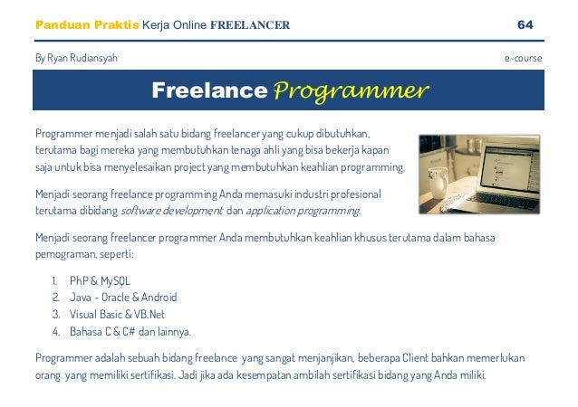 Panduan Praktis Kerja Online Freelancer 2 0 Panduan Praktis Kerja Online Freelancer 2 0