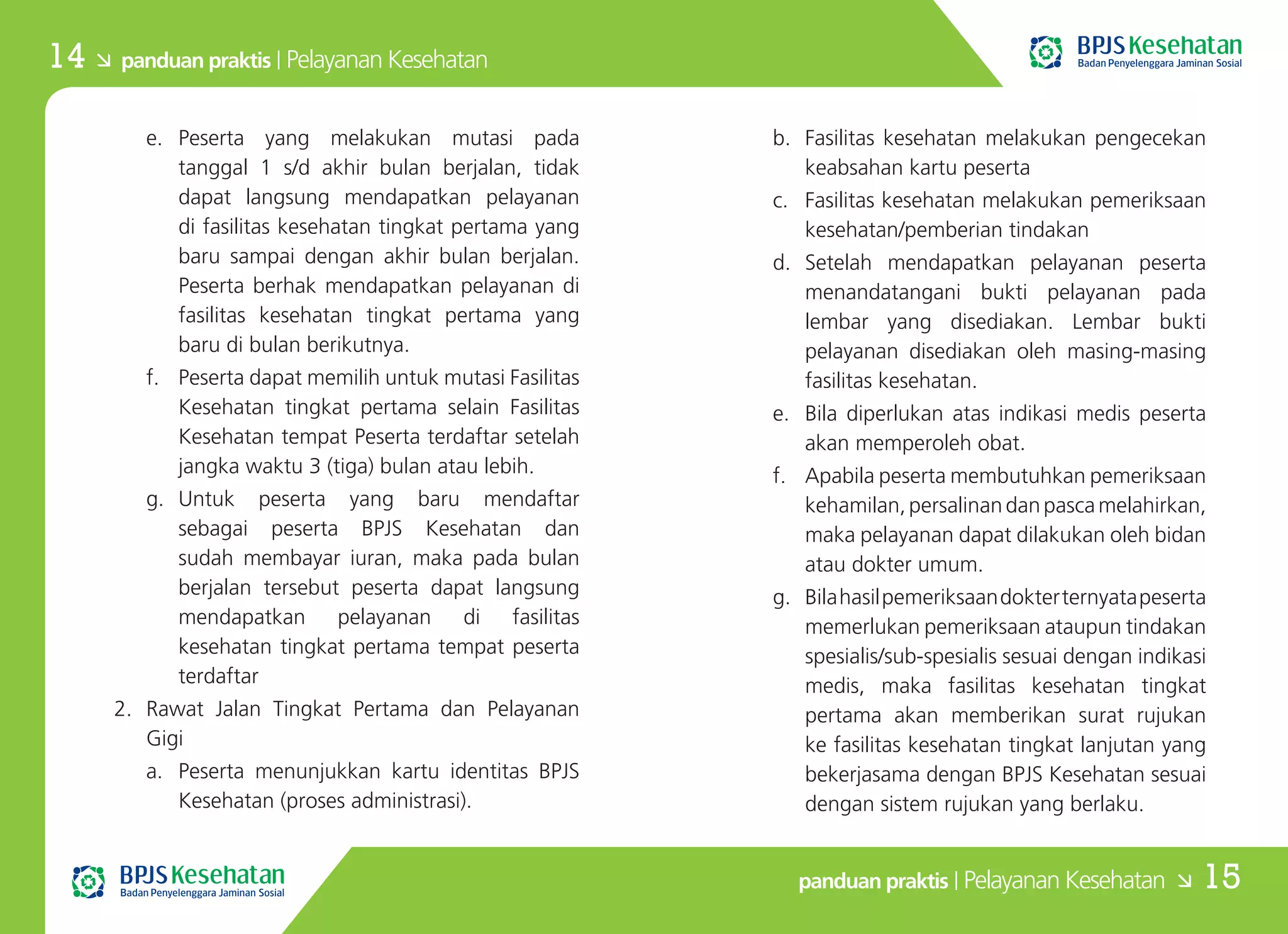 Panduan praktis pelayanan bpjs kesehatan | PDF