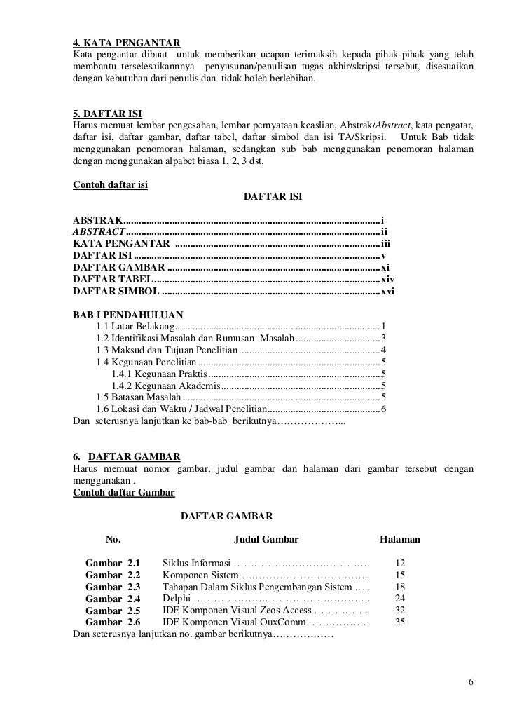 panduan penulisan skirpsi 6 728