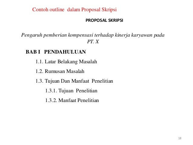 Panduan Proposal Sekripsi 2017