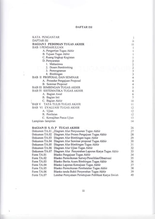 Panduan proposal ta dan skripsi | PDF