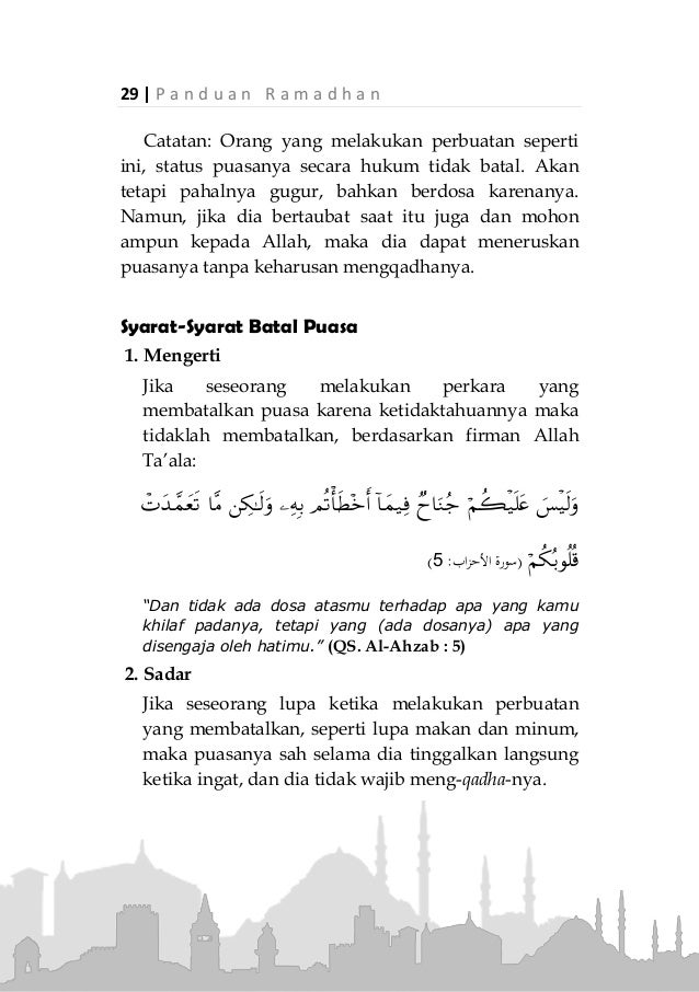 Panduan Ramadhan