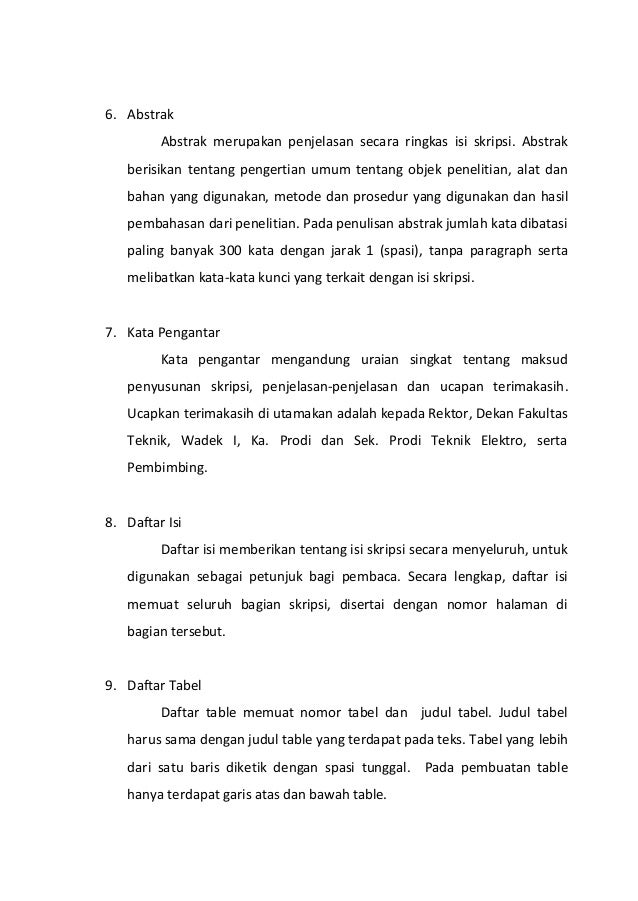 Panduan skripsi teknik elektro FT UMT