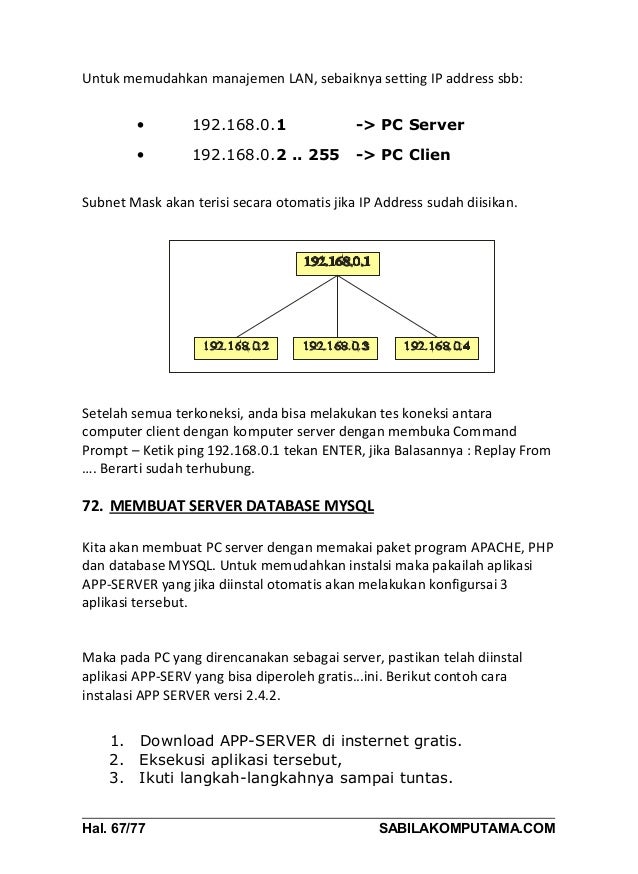 Contoh Database Minimarket - Contoh L