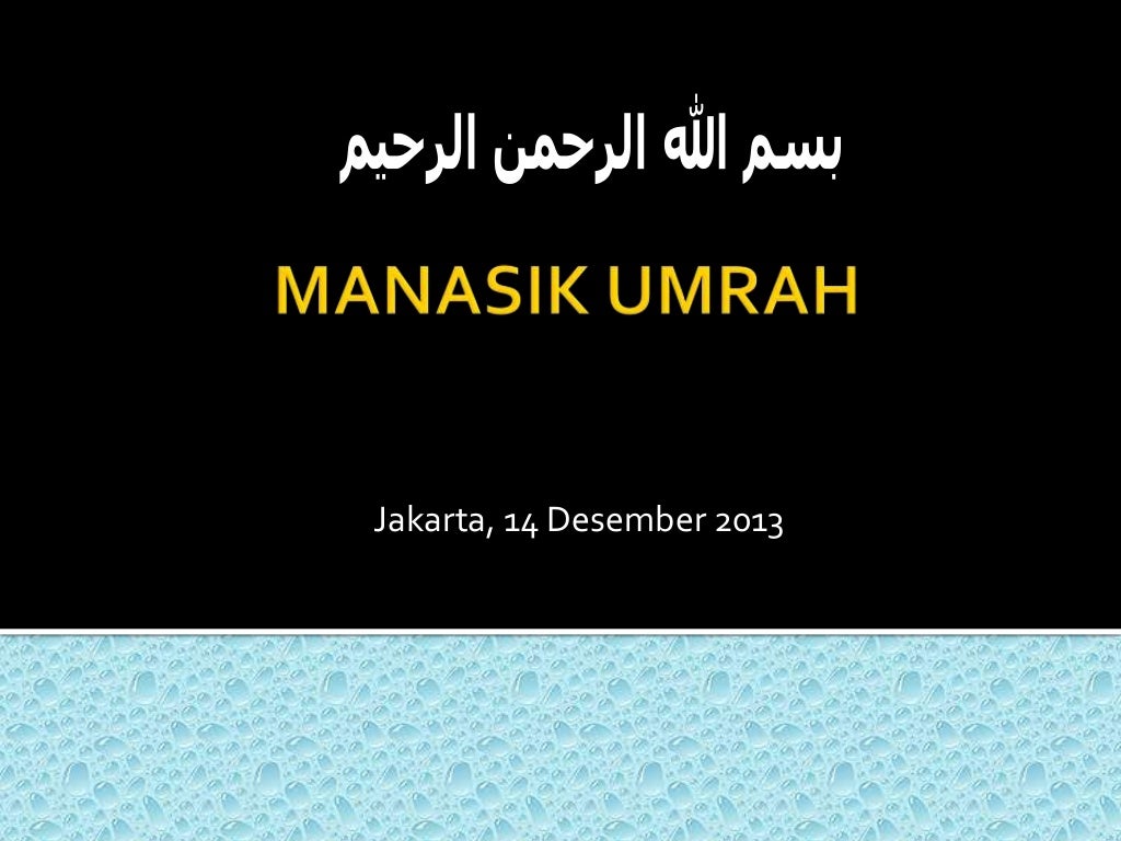 Panduan tata cara manasik umroh