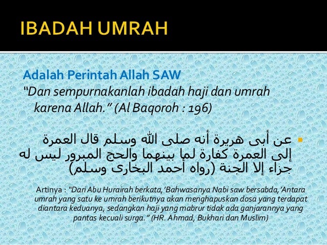 Panduan tata cara manasik umroh