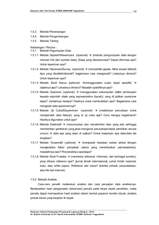Panduan teknis pembuatan proposal & laporan skripsi