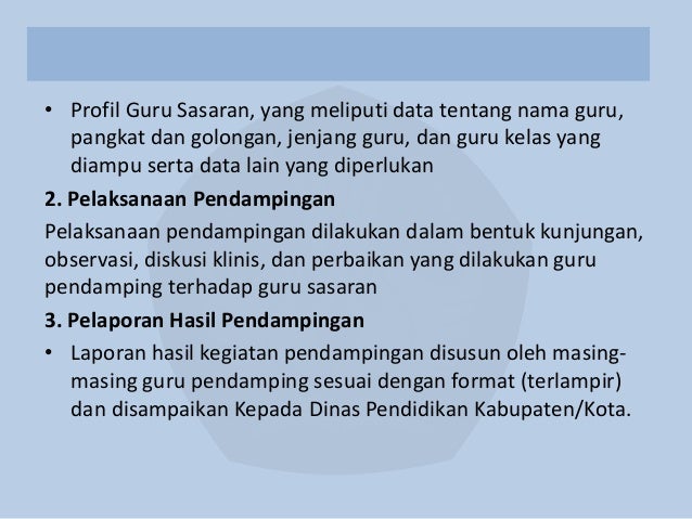 Panduan Teknis Pendampingan Pelaksanaan Kurikulum SD 2013