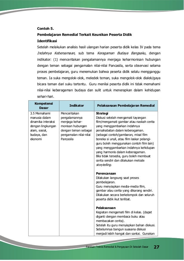 Panduan teknis remedial dan pengayaan di sd
