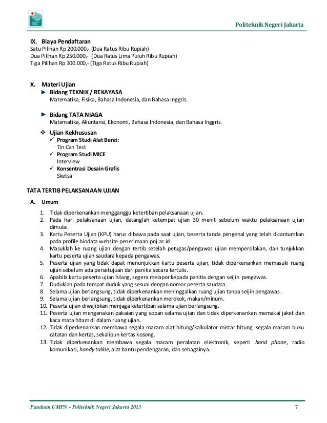 Trend Tes Wawancara Mice Pnj