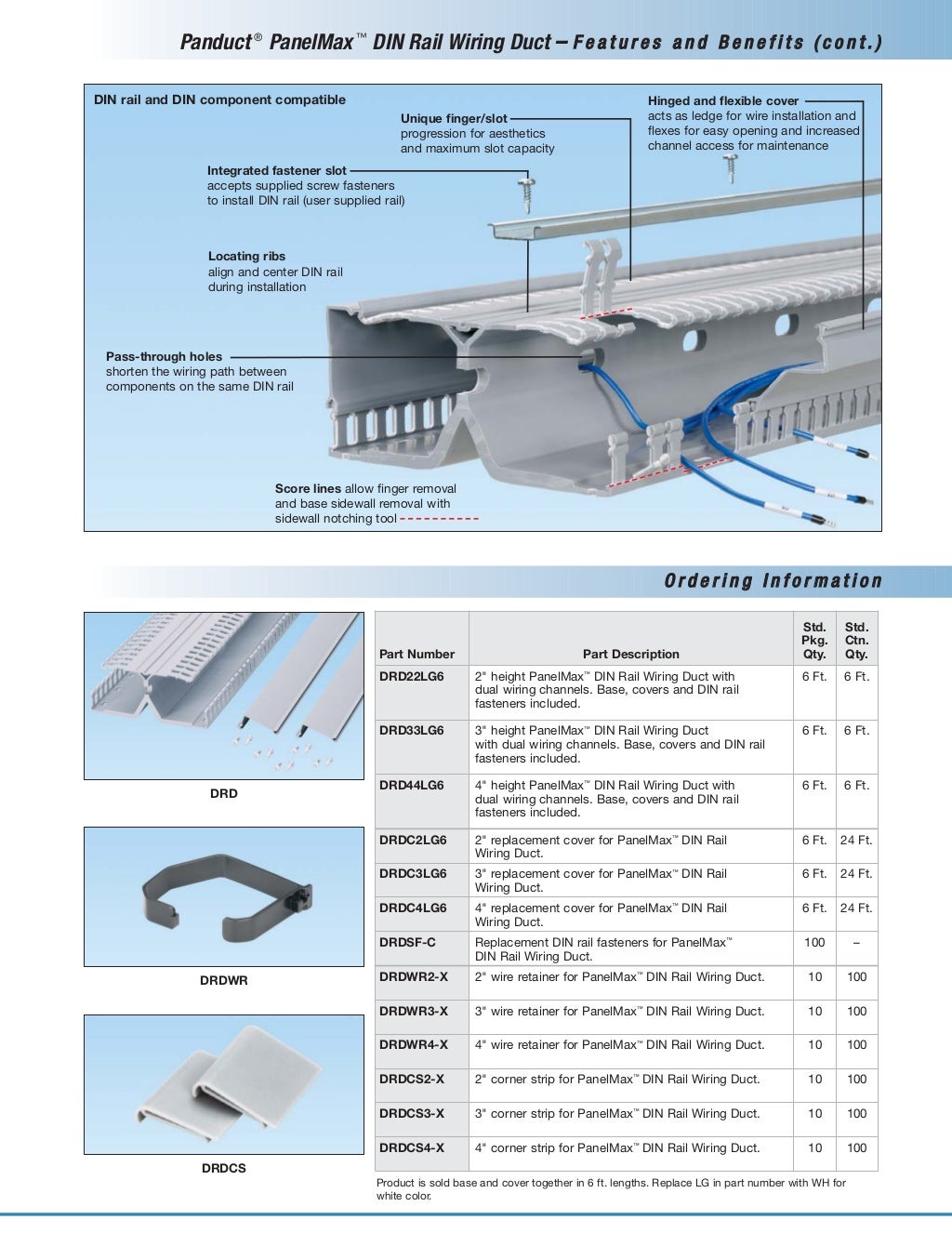 Panduit Cable Wiring Duct Panelmax