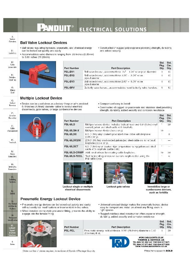 Panduit Lockout Tagout Multiple Lockout Device