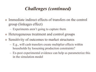 Beyond Experiments: General Equilibrium Simulation Methods for Impact Evaluation
