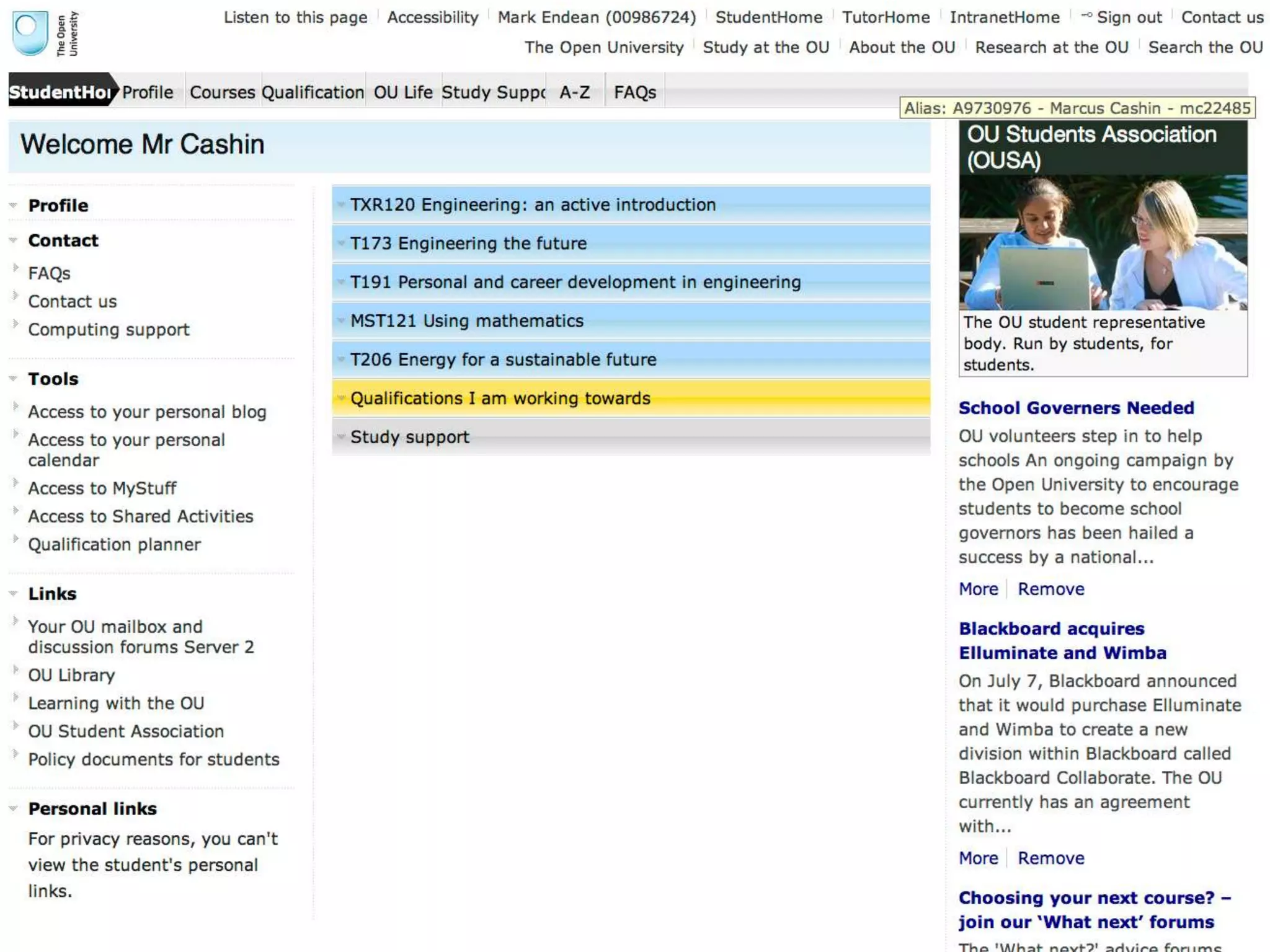 The Open University in 2010The OU has built its success and reputation on the foundation of the ‘supported open learning’ model:blend of outstanding learning materials,excellent student support,professional logistics, andleading research and scholarshipexcellence without exclusivity
