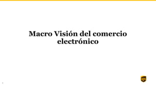9
Macro Visión del comercio
electrónico
 