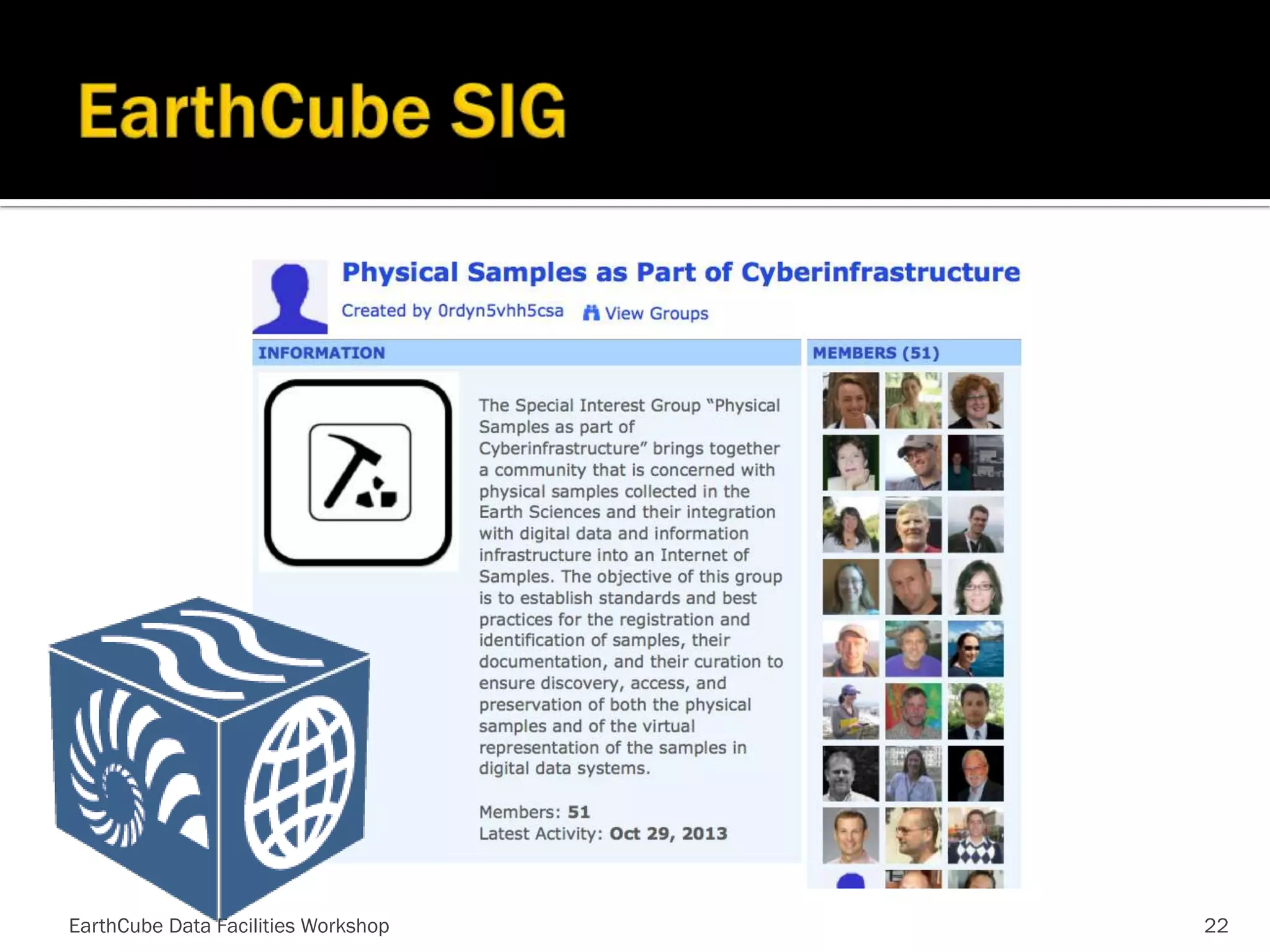 EarthCube Data Facilities Workshop

22

 