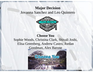 Melanie Gonzalez and  Manali Joshi 