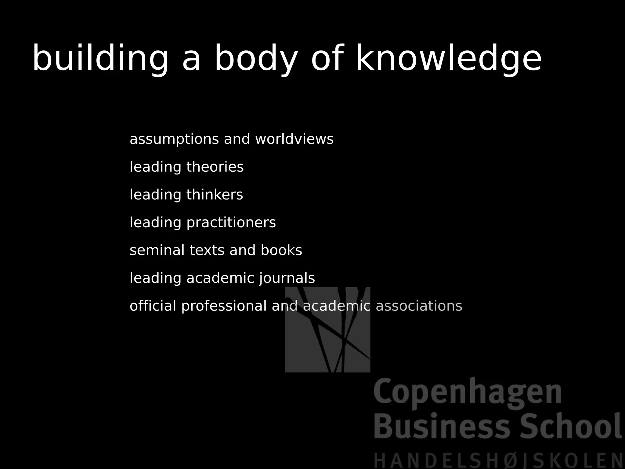 Establishing a Common Ground for IA Practice and Education