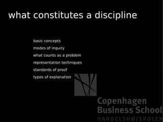 Establishing a Common Ground for IA Practice and Education