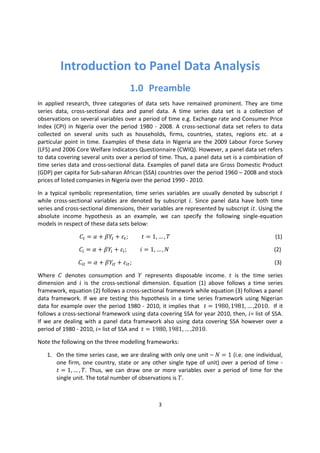Panel data content | PDF