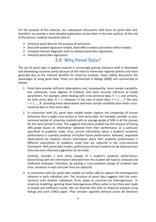Panel data content | PDF