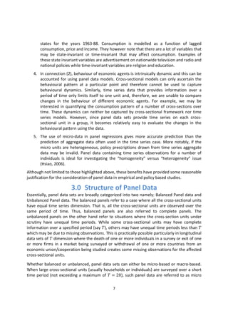Panel data content | PDF