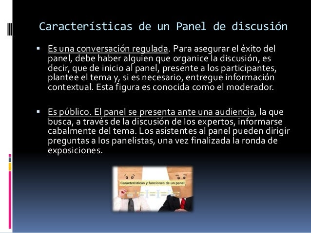 Panel de discusión