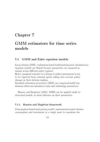 ÔØ Ö
ÅÅ ×Ø Ñ ØÓÖ× ÓÖ Ø Ñ × Ö ×
ÑÓ Ð×
º½ ÅÅ Ò ÙÐ Ö ÕÙ Ø ÓÒ ÑÓ Ð×
ÄÙ × Ö Ø ÕÙ ´½ µ Ú ÐÙ Ø ÓÒ× × ØÖ Ø ÓÒ Ð ÝÒ Ñ × ÑÙÐØ Ò ÓÙ×¹
ÕÙ Ø ÓÒ ÑÓ Ð× Ö Û Ù× Ô Ö Ñ Ø Ö× Ö ××ÙÑ Ò¹
Ú Ö ÒØ ÖÓ×× Ö ÒØ ÔÓÐ Ý Ö Ñ ×º
À Ò ¸ Ñ Ö Ò Ð Ö ×ÔÓÒ× ØÓ Ò Ò ÔÓÐ Ý Ò×ØÖÙÑ ÒØ× × ÒÓØ
ØÓ ÜÔ Ø ÖÓÑ Ö Ø ÓÒ Ð ÒØ× Ø Ò ÒØÓ ÓÙÒØ ÔÓÐ Ý
Ò × Ò Ø Ö × ÓÒ Ñ Ò º
ËØ Ò Ö ×Ø Ñ Ø ÓÒ ÔÖÓ ÙÖ × ´ÅÄ µ Ö ÓÑÔÙØ Ø ÓÒ ÐÐÝ ÙÖ¹
Ò×ÓÑ Û Ò ÓÒ ÒØÖÓ Ù × Ø ×Ø Ò Ø ÒÓÐÓ Ý Ô Ö Ñ Ø Ö×º
À Ò× Ò Ò Ë Ò Ð ØÓÒ ´½ ¾µ ÅÅ Ò ÔÔÐ × ÐÝ ØÓ
×ØÖÙ ØÙÖ Ð ÑÓ Ð×¸ ØÓ Ö Û Ò Ö Ò ÓÒ Ø × Ô Ö Ñ Ø Ö×º
º½º½ À Ò× Ò Ò Ë Ò Ð ØÓÒ Ö Ñ ÛÓÖ
ÓÒ×ÙÑÔØ ÓÒ¹ × ×× Ø ÔÖ Ò ÑÓ Ð Ö ÔÖ × ÒØ Ø Ú ÒØ ÓÓ× ×
ÓÒ×ÙÑÔØ ÓÒ Ò ÒÚ ×ØÑ ÒØ Ò × Ò Ð ×× Ø ØÓ Ñ Ü Ñ Þ ×¹
½¾½
 