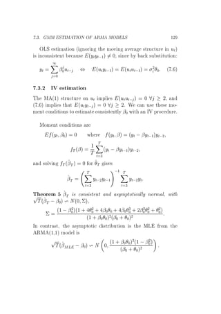 º¿º ÅÅ ËÌÁÅ ÌÁÇÆ Ç ÊÅ ÅÇ ÄË ½¾
ÇÄË ×Ø Ñ Ø ÓÒ ´ ÒÓÖ Ò Ø ÑÓÚ Ò Ú Ö ×ØÖÙ ØÙÖ Ò ÙØµ
× Ò ÓÒ× ×Ø ÒØ Ù× ´ÝØÝØ ½µ ¼¸ × Ò Ý ×Ù ×Ø ØÙØ ÓÒ
ÝØ
½
¼
¬¼ÙØ  ¸ ´ÙØÝØ ½µ ´ÙØÙØ ½µ ¾
¼ ´ º µ
º¿º¾ ÁÎ ×Ø Ñ Ø ÓÒ
Ì Å ´½µ ×ØÖÙ ØÙÖ ÓÒ ÙØ ÑÔÐ × ´ÙØÙØ  µ ¼ ¾¸ Ò
´ º µ ÑÔÐ × Ø Ø ´ÙØÝØ  µ ¼ ¾º Ï Ò Ù× Ø × ÑÓ¹
Ñ ÒØ ÓÒ Ø ÓÒ× ØÓ ×Ø Ñ Ø ÓÒ× ×Ø ÒØÐÝ ¬¼ Û Ø Ò ÁÎ ÔÖÓ ÙÖ º
ÅÓÑ ÒØ ÓÒ Ø ÓÒ× Ö
´ÝØ ¬¼µ ¼ Û Ö ´ÝØ ¬µ ´ÝØ  ¬ÝØ ½µÝØ ¾
Ì´¬µ
½
Ì
Ì
Ø ¿
´ÝØ  ¬ÝØ ½µÝØ ¾
Ò ×ÓÐÚ Ò Ì´¬Ìµ ¼ ÓÖ Ì Ú ×
¬Ì
Ì
Ø ¿
ÝØ ¾ÝØ ½
 ½ Ì
Ø ¿
ÝØ ¾ÝØ
Ì ÓÖ Ñ ¬Ì × ÓÒ× ×Ø ÒØ Ò ×ÝÑÔØÓØ ÐÐÝ ÒÓÖÑ Ð¸ Û ØÔ
Ì´¬Ì  ¬¼µ Ú Æ´¼ ¦µ¸
¦
´½  ¬¾
¼µ´½ · ¾
¼ · ¬¼ ¼ · ¬¼ ¿
¼ · ¾¬¾
¼
¾
¼ · ¾
¼µ
´½ · ¬¼ ¼µ¾´¬¼ · ¼µ¾
ÁÒ ÓÒØÖ ×Ø¸ Ø ×ÝÑÔØÓØ ×ØÖ ÙØ ÓÒ × Ø ÅÄ ÖÓÑ Ø
ÊÅ ´½¸½µ ÑÓ Ð ×
Ô
Ì´¬ÅÄ  ¬¼µ Ú Æ ¼
´½ · ¬¼ ¼µ¾´½  ¬¾
¼µ
´¬¼ · ¼µ¾
 
