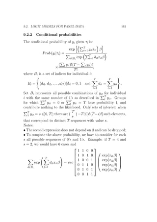 º¾º ÄÇ ÁÌ ÅÇ ÄË ÇÊ È Æ Ä Ì ½ ½
º¾º¾ ÓÒ Ø ÓÒ Ð ÔÖÓ Ð Ø ×
Ì ÓÒ Ø ÓÒ Ð ÔÖÓ Ð ØÝ Ó Ý Ú Ò ×
ÈÖÓ ´Ý µ
ÜÔ
ÈÌ
Ø ½ Ý ØÜ Ø ¬
È
¾ ÜÔ
ÈÌ
Ø ½ ØÜ Ø¬
¢´
È
Ø Ý Øµ ´Ì  È
Ø Ý Øµ
Ì
Û Ö × × Ø Ó Ò × ÓÖ Ò Ú Ù Ð
´
´ ½ ¾ Ìµ Ø ¼ ½ Ò
Ì
Ø ½
Ø
Ì
Ø ½
Ý Ø
µ
Ë Ø Ö ÔÖ × ÒØ× ÐÐ ÔÓ×× Ð ÓÑ Ò Ø ÓÒ× Ó Ý Ø ÓÖ Ò Ú Ù Ð
Û Ø Ø × Ñ ÒÙÑ Ö Ó ½³× × × Ö Ò
ÈÌ
Ø Ý Øº ÖÓÙÔ×
ÓÖ Û
ÈÌ
Ø Ý Ø ¼ ÓÖ
ÈÌ
Ø Ý Ø Ì Ú ÔÖÓ Ð ØÝ ½¸ Ò
ÓÒØÖ ÙØ ÒÓØ Ò ØÓ Ø Ð Ð ÓÓ º ÇÒÐÝ × Ø× Ó ÒØ Ö ×Ø Û Ò
ÈÌ
½ Ý Ø × ¾ ¼ Ì Ø Ö Ö ´
Ì
× µ Ì × ´Ì ×µ ×Ù Ð Ñ ÒØ×¸
Ø Ø ÓÖÖ ×ÔÓÒ ØÓ ×Ø Ò Ø Ì × ÕÙ Ò × Û Ø Ú ÐÙ ×º
ÆÓØ ×
¯Ì × ÓÒ ÜÔÖ ×× ÓÒ Ó × ÒÓØ Ô Ò ÓÒ ¬ Ò Ò ÖÓÔÔ
¯ ÌÓ ÓÑÔÙØ Ø ÓÚ ÔÖÓ Ð ØÝ¸ Û Ú ØÓ ÓÒ× Ö ÓÖ
× ÐÐ ÔÓ×× Ð × ÕÙ Ò × Ó ¼³× Ò ½³×º Ü ÑÔÐ Ì Ò
× ¾¸ Û ÛÓÙÐ Ú × × Ò
¾
ÜÔ
Ì
Ø ½
ØÜ Ø¬ Ú
¾
½ ½ ¼ ¼
½ ¼ ½ ¼
½ ¼ ¼ ½
¼ ½ ½ ¼
¼ ½ ¼ ½
¼ ¼ ½ ½
¿
¼
ÜÔ´Ü ½¬µ
ÜÔ´Ü ¾¬µ
ÜÔ´Ü ¿¬µ
ÜÔ´Ü ¬µ
½
 