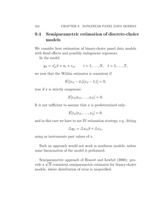 ½ À ÈÌ Ê º ÆÇÆÄÁÆ Ê È Æ Ä Ì ÅÇ ÄË
º Ë Ñ Ô Ö Ñ ØÖ ×Ø Ñ Ø ÓÒ Ó × Ö Ø ¹ Ó
ÑÓ Ð×
Ï ÓÒ× Ö Ö ×Ø Ñ Ø ÓÒ Ó Ò ÖÝ¹ Ó Ô Ò Ð Ø ÑÓ Ð×
Û Ø Ü Ø× Ò ÔÓ×× ÐÝ Ò Ó ÒÓÙ× Ö Ö ××ÓÖ×º
ÁÒ Ø ÑÓ Ð
Ý Ø Ü¼
Ø¬ · « · Ø ½ Æ Ø ½ Ì
Û ÒÓÛ Ø Ø Ø Ï Ø Ò ×Ø Ñ ØÓÖ × ÓÒ× ×Ø ÒØ
´Ü Ø  Ü µ´ Ø   µ ¼
ØÖÙ Ü × ×ØÖ ØÐÝ ÜÓ ÒÓÙ×
Ø Ü ½ Ü Ì ¼
ÁØ × ÒÓØ ×Ù ÒØ ØÓ ××ÙÑ Ø Ø Ü × ÔÖ Ø ÖÑ Ò ÓÒÐÝ
Ø Ü ½ Ü Ø ¼
Ò Ò Ø × × Û Ú ØÓ Ù× ÁÎ ×Ø Ñ Ø ÓÒ ×ØÖ Ø Ý¸ º º¸ ØØ Ò
Ý Ø Ü Ø¬ · Ø
Ù× Ò × Ò×ØÖÙÑ ÒØ× Ô ×Ø Ú ÐÙ × Ó Üº
ËÙ Ò ÔÔÖÓ ÛÓÙÐ ÒÓØ ÛÓÖ Ò ÒÓÒÐ Ò Ö ÑÓ Ð×¸ ÙÒÐ ××
×ÓÑ Ð Ò Ö Þ Ø ÓÒ Ó Ø ÑÓ Ð × Ô Ö ÓÖÑ º
Ë Ñ Ô Ö Ñ ØÖ ÔÔÖÓ Ó ÀÓÒÓÖ Ò Ä Û Ð ´¾¼¼¼µ ÔÖÓ¹
Ú
Ô
Æ¹ ÓÒ× ×Ø ÒØ × Ñ Ô Ö Ñ ØÖ ×Ø Ñ ØÓÖ ÓÖ Ò ÖÝ¹ Ó
ÑÓ Ð×¸ Û Ö ×ØÖ ÙØ ÓÒ Ó ÖÖÓÖ × ÙÒ×Ô º
 