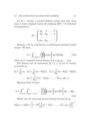 º º ËÅÄ ËÌÁÅ ÌÁÇÆ Ç Ë Ä ÌÁÇÆ ÅÇ ÄË ½ ½
Ä Ø ª Ú Ö´ µ¸ ÔÓ× Ø Ú ¹ Ò Ø Ñ ØÖ Ü ×Ù Ø Ø Ø Ö
Ü ×Ø× ÐÓÛ Ö ÓÒ Ð Ñ ØÖ Ü × Ø × Ý Ò
¼ ª ´ ÓÐ ×
ÓÑÔÓ× Ø ÓÒµ
¼
½½ ¼ ¼
¾½ ¾¾ ¼
ººº
ººº
º º º
ººº
Ã½ Ã¾
ººº
½
Ò
 ½ ¸ ×Ù Ø Ø × ÑÙÐØ Ú Ö Ø ×Ø Ò Ö ÒÓÖÑ Ð
Ú Ö Ø º Ï Ú
Ä
Ö
Ã
½
´ µ ´ µ ´ º¾µ
Û Ö ´ µ ×Ø Ò Ö ÒÓÖÑ Ð Ò× ØÝ Ó ´ ½ ¾ Ãµº
Ì ÓÑ Ò ´× Ø Ó ÓÒ×ØÖ ÒØ×µ Ö Ò ÛÖ ØØ Ò
Ö ÙÖ× Ú ÐÝ ×
½
½
½½
Ö½ ¾
½
¾¾
´Ö¾   ¾½ ½µ ¿
½
¿¿
´Ö¿   ¿½ ½   ¿¾ ¾µ
Ã
½
ÃÃ
´ÖÃ   Ã½ ½     Ã Ã ½ Ã ½µ
ÕÙ Ø ÓÒ ´ º¾µ ÓÑ ×
Ä
½
Ö½ ½½
½
½
¾¾
´Ö¾  ¾½ ½µ
Ã
½
´ µ ´ µ ½ Ã
´ º¿µ
Ò ÒÓÛ Ø ØÖÙÒ Ø ÒÓÖÑ Ð Ò× ØÝ ÙÒ Ø ÓÒ ÓÖ
´ µ ´ µ ¢ ½  ¨
½
´Ö   ½ ½      ½  ½µ
 ½
 