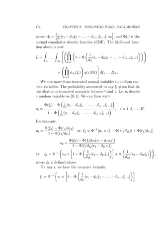 ½ ¾ À ÈÌ Ê º ÆÇÆÄÁÆ Ê È Æ Ä Ì ÅÇ ÄË
Û Ö
½ ´Ö   ½ ½      ½  ½µ ½ ¸ Ò ¨´ µ × Ø
ÒÓÖÑ Ð ÙÑÙÐ Ø Ú Ò× ØÝ ÙÒ Ø ÓÒ ´ µº Ì Ð Ð ÓÓ ÙÒ ¹
Ø ÓÒ ÓÚ × ÒÓÛ
Ä
½ Ã
Ã
½
½  ¨
½
´Ö   ½ ½      ½  ½µ
¢
Ã
½
´ µ ´ µ ½ Ã
Ï ÒÓÛ ÑÓÚ ÖÓÑ ØÖÙÒ Ø ÒÓÖÑ Ð Ú Ö Ð × ØÓ ÙÒ ÓÖÑ Ö Ò¹
ÓÑ Ú Ö Ð ×º Ì ÔÖÓ Ð ØÝ ××Ó Ø ØÓ ÒÝ Ú Ò Ø Ø Ø×
×ØÖ ÙØ ÓÒ × ØÖÙÒ Ø ÒÓÖÑ Ð × ØÛ Ò ¼ Ò ½º Ä Ø Ù ÒÓØ
Ö Ò ÓÑ Ú Ö Ð ÓÒ ¼ ½ º Ï Ò Ø Ò ÛÖ Ø
Ù
¨´ µ  ¨ ½ ´Ö   ½ ½      ½  ½µ
½  ¨ ½ ´Ö   ½ ½      ½  ½µ
½ ¾ Ã
ÓÖ Ü ÑÔÐ
Ù½
¨´ ½µ  ¨´Ö½ ½½µ
½  ¨´Ö½ ½½µ
¸ ½ ¨ ½ Ù½ ¢´½  ¨´Ö½ ½½µµ · ¨´Ö½ ½½µ
Ù¾
¨´ ¾µ  ¨´½ ¾¾´Ö¾   ¾½Ö½µµ
½  ¨´½ ¾¾´Ö¾   ¾½Ö½µµ
¸ ¾ ¨ ½ Ù¾ ¢ ½  ¨
½
¾¾
´Ö¾   ¾½ ½µ · ¨
½
¾¾
´Ö¾   ¾½ ½µ
Û Ö ½ × Ò ÓÚ º
ÓÖ ÒÝ ¸ Û Ú Ø Ö ÙÖ× Ú ÓÖÑÙÐ
¨ ½ Ù ¢ ½  ¨
½
´Ö   ½ ½      ½  ½µ
 