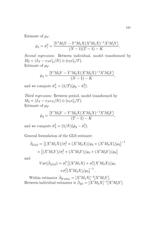 ½ ½
×Ø Ñ Ø Ó ½
½
¾
¼Å½   ¼Å½ ´ ¼Å½ µ ½ ¼Å½
´Æ  ½µ´Ì  ½µ  Ã
Ë ÓÒ Ö Ö ×× ÓÒ ØÛ Ò Ò Ú Ù Ð¸ ÑÓ Ð ØÖ Ò× ÓÖÑ Ý
Å¾ ´ÁÆ   Æ
¼
Æ Æµ ª´ Ì
¼
Ì Ìµº
×Ø Ñ Ø Ó ¾
¾
¼Å¾   ¼Å¾ ´ ¼Å¾ µ ½ ¼Å¾
´Æ  ½µ  Ã
Ò Û ÓÑÔÙØ
¾
« ´½ Ìµ´ ¾   ¾µº
Ì Ö Ö Ö ×× ÓÒ ØÛ Ò Ô Ö Ó ¸ ÑÓ Ð ØÖ Ò× ÓÖÑ Ý
Å¿ ´ÁÆ   Æ Æ Æµ ª´ Ì
¼
Ì Ìµº
×Ø Ñ Ø Ó ¿
¿
¼Å¿   ¼Å¿ ´ ¼Å¿ µ ½ ¼Å¿
´Ì  ½µ  Ã
Ò Û ÓÑÔÙØ
¾ ´½ Æµ´ ¿   ¾µº
Ò Ö Ð ÓÖÑÙÐ Ø ÓÒ Ó Ø ÄË ×Ø Ñ Ø
¬ ÄË
¢
´ ¼Å½ µ ¾ · ´ ¼Å¾ µ ¾ · ´ ¼Å¿ µ ¿
£ ½
¢
¢
´ ¼Å½ µ ¾ · ´ ¼Å¾ µ ¾ · ´ ¼Å¿ µ ¿
£
Ò
Î Ö´¬ ÄËµ ¾ ¢
´ ¼Å½ µ · ¾´ ¼Å¾ µ ¾
· ¾´ ¼Å¿ µ ¿
£ ½
Ï Ø Ò ×Ø Ñ ØÓÖ ¬Ï Ø Ò
¼Å½  ½ ¼Å½ ¸
ØÛ Ò¹ Ò Ú Ù Ð ×Ø Ñ ØÓÖ × ¬ Á
¼Å¾  ½ ¼Å¾ ¸
 