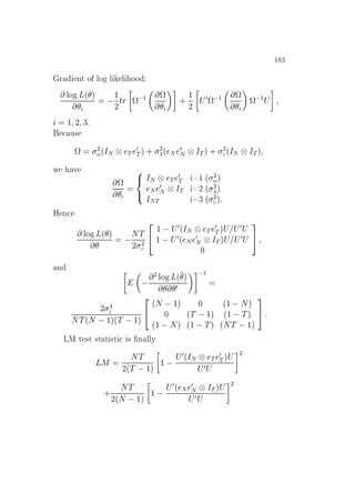 ½ ¿
Ö ÒØ Ó ÐÓ Ð Ð ÓÓ
ÐÓ Ä´ µ
 ½
¾
ØÖ ª ½ ª
·
½
¾
Í¼ª ½ ª
ª ½Í
½ ¾ ¿º
Ù×
ª ¾
«´ÁÆ ª Ì
¼
Ìµ · ¾´ Æ
¼
Æ ªÁÌµ · ¾´ÁÆ ªÁÌµ
Û Ú
ª ÁÆ ª Ì
¼
Ì ½ ´ ¾
«µ
Æ
¼
Æ ªÁÌ ¾ ´ ¾µ
ÁÆÌ ¿ ´ ¾µ
À Ò
ÐÓ Ä´ µ
 ÆÌ
¾ ¾
¾
½  Í¼´ÁÆ ª Ì
¼
ÌµÍ Í¼Í
½  Í¼´ Æ
¼
Æ ªÁÌµÍ Í¼Í
¼
¿
Ò
 
¾ ÐÓ Ä´ µ
¼
 ½
¾
ÆÌ´Æ  ½µ´Ì  ½µ
¾
´Æ  ½µ ¼ ´½  Æµ
¼ ´Ì  ½µ ´½  Ìµ
´½  Æµ ´½  Ìµ ´ÆÌ  ½µ
¿
ÄÅ Ø ×Ø ×Ø Ø ×Ø × Ò ÐÐÝ
ÄÅ
ÆÌ
¾´Ì  ½µ
½   Í¼´ÁÆ ª Ì
¼
ÌµÍ
Í¼Í
¾
·
ÆÌ
¾´Æ  ½µ
½   Í¼´ Æ
¼
Æ ªÁÌµÍ
Í¼Í
¾
 