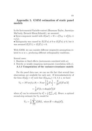 ½ ½
ÔÔ Ò Ü º ÅÅ ×Ø Ñ Ø ÓÒ Ó ×Ø Ø Ô Ò Ð
ÑÓ Ð×
ÁÒ Ø ÁÒ×ØÖÙÑ ÒØ Ð¹Î Ö Ð ÓÒØ ÜØ ´À Ù×Ñ Ò¹Ì ÝÐÓÖ¸ Ñ Ñ Ý ¹
Å ÙÖ Ý¸ Ö Ù× ¹Å ÞÓÒ¸Ë Ñ Øµ¸ Û ××ÙÑ
¯ ÖÖÓÖ¹ ÓÑÔÓÒ ÒØ ÑÓ Ð Û Ø ´ÙÙ¼µ ª ¾ÁÆÌ · ¾
«´ÁÆ ª
Ì
¼
Ìµº
¯ Ò Ó Ò ØÝ Û × Ù× Ý ´ ¼«µ ¼ ÓÖ ´ ¼«µ ¼¸ ÙØ Ø
Û × ××ÙÑ ´ ¼ µ ´ ¼ µ ¼º
Ï Ø ÅÅ¸ Û Ò ÓÒ× Ö Ö ÒØ ÜÓ Ò ØÝ ××ÙÑÔØ ÓÒ× Ö ¹
Ð Ø ØÓ « ÓÖ ¸ ÔÖÓ Ù Ò Ö ÒØ ÓÖØ Ó ÓÒ Ð ØÝ ÓÒ Ø ÓÒ×º
Ë Ú Ö Ð × ×
½º Ê Ò ÓÑ ÓÖ Ü Ø× ´ Ò×ØÖÙÑ ÒØ× ÓÖÖ Ð Ø Û Ø «µ
¾º ËØÖ ØÐÝ ÓÖ Û ÐÝ ÜÓ ÒÓÙ× Ò×ØÖÙÑ ÒØ× ´ ÓÖÖ Ð Ø ÓÒ Û Ø µº
º º½ ÓÑÔÙØ Ø ÓÒ Ó Ø Ú Ö Ò ¹ ÓÚ Ö Ò Ñ ØÖ Ü
ÓÖ Ø Ô Ò Ð Ø × ¸ Û Ò Ù× Ø Ø Ø Ø × Ú Ö Ð Ø Ñ
Ó × ÖÚ Ø ÓÒ× Ö Ú Ð Ð ÓÖ ÙÒ Øº Á Ø ÖÓ× ×Ø ØÝ Ó
Ø ÓÖÑ ´Ù¾
Øµ ¾ ×Ù Ø Ø ´Ù ØÙ ×µ ¼ Ø ×¸ Û Ú
ÎÆ ÆÎ Ö ´Ü µ ÆÚ Ö
½
Æ
¼Ù
Æ
Æ¾
¼ÙÙ¼
½
Æ
¼ ÁÌ ª ¾
Û Ö
¾ Ò ×Ø Ñ Ø Ý
¾ ½
Ì
ÈÌ
Ø ½ Ù¾
Øº À Ò ¸ ÓÔØ Ñ Ð
× ÓÒ ¹×Ø Ô ×Ø Ñ Ø ÓÖ ÎÆ ÛÓÙÐ
ÎÆ
½
Æ
Æ
½
¼À Û Ö À ¾
 