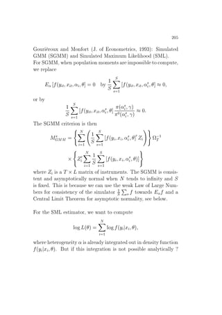 ¾¼
ÓÙÖ ÖÓÙÜ Ò ÅÓÒ ÓÖØ ´Âº Ó ÓÒÓÑ ØÖ ×¸ ½ ¿µ Ë ÑÙÐ Ø
ÅÅ ´Ë ÅÅµ Ò Ë ÑÙÐ Ø Å Ü ÑÙÑ Ä Ð ÓÓ ´ËÅÄµº
ÓÖ Ë ÅÅ¸ Û Ò ÔÓÔÙÐ Ø ÓÒ ÑÓÑ ÒØ× Ö ÑÔÓ×× Ð ØÓ ÓÑÔÙØ ¸
Û Ö ÔÐ
« ´Ý Ø Ü Ø « ¼ Ý
½
Ë
Ë
× ½
´Ý Ø Ü Ø «× ¼
ÓÖ Ý
½
Ë
Ë
× ½
´Ý Ø Ü Ø «× ´«× ­µ
¼´«× ­µ
¼
Ì Ë ÅÅ Ö Ø Ö ÓÒ × Ø Ò
Å×
ÅÅ
´
Æ
½
½
Ë
Ë
× ½
´Ý Ü «× ¼
µ
ª ½
Ì
¢
´
¼
Æ
½
½
Ë
Ë
× ½
´Ý Ü «× µ
µ
Û Ö × Ì ¢Ä Ñ ØÖ Ü Ó Ò×ØÖÙÑ ÒØ×º Ì Ë ÅÅ × ÓÒ× ×¹
Ø ÒØ Ò ×ÝÑÔØÓØ ÐÐÝ ÒÓÖÑ Ð Û Ò Æ Ø Ò × ØÓ Ò Ò ØÝ Ò Ë
× Ü º Ì × × Ù× Û Ò Ù× Ø Û Ä Û Ó Ä Ö ÆÙÑ¹
Ö× ÓÖ ÓÒ× ×Ø Ò Ý Ó Ø × ÑÙÐ ØÓÖ
½
Ë
È
× ØÓÛ Ö × « Ò
ÒØÖ Ð Ä Ñ Ø Ì ÓÖ Ñ ÓÖ ×ÝÑÔØÓØ ÒÓÖÑ Ð ØÝ¸ × ÐÓÛº
ÓÖ Ø ËÅÄ ×Ø Ñ ØÓÖ¸ Û Û ÒØ ØÓ ÓÑÔÙØ
ÐÓ Ä´ µ
Æ
½
ÐÓ ´Ý Ü µ
Û Ö Ø ÖÓ Ò ØÝ « × ÐÖ Ý ÒØ Ö Ø ÓÙØ Ò Ò× ØÝ ÙÒ Ø ÓÒ
´Ý Ü µº ÙØ Ø × ÒØ Ö Ø ÓÒ × ÒÓØ ÔÓ×× Ð Ò ÐÝØ ÐÐÝ
 