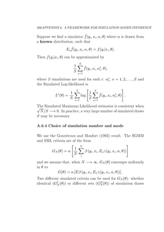 ¾¼ ÈÈ Æ Á º Ê Å ÏÇÊÃ ÇÊ ËÁÅÍÄ ÌÁÇÆ¹ Ë ÁÆ Ê Æ
ËÙÔÔÓ× Û Ò × ÑÙÐ ØÓÖ ´Ý Ü « µ Û Ö « × Ö ÛÒ ÖÓÑ
ÒÓÛÒ ×ØÖ ÙØ ÓÒ¸ ×Ù Ø Ø
« ´Ý Ü « µ ´Ý Ü µ
Ì Ò ´Ý Ü µ Ò ÔÔÖÓÜ Ñ Ø Ý
½
Ë
Ë
× ½
´Ý Ü «× µ
Û Ö Ë × ÑÙÐ Ø ÓÒ× Ö Ù× ÓÖ «× × ½ ¾ Ë Ò
Ø Ë ÑÙÐ Ø ÄÓ ¹Ð Ð ÓÓ ×
Ä×´ µ
½
Æ
Æ
½
ÐÓ
½
Ë
Ë
× ½
´Ý Ü «× µ
Ì Ë ÑÙÐ Ø Å Ü ÑÙÑ Ä Ð ÓÓ ×Ø Ñ ØÓÖ × ÓÒ× ×Ø ÒØ Û Ò
Ô
Æ Ë   ¼º ÁÒ ÔÖ Ø ¸ Ú ÖÝ Ð Ö ÒÙÑ Ö Ó × ÑÙÐ Ø Ö Û×
Ë Ñ Ý Ò ×× ÖÝº
º º Ó Ó × ÑÙÐ Ø ÓÒ ÒÙÑ Ö Ò ÑÓ
Ï Ù× Ø ÓÙÖ ÖÓÙÜ Ò ÅÓÒ ÓÖØ ´½ ¿µ Ö ×ÙÐØº Ì Ë ÅÅ
Ò ËÅÄ Ö Ø Ö Ö Ó Ø ÓÖÑ
Æ´ µ «
½
Æ
Æ
¬ ´Ý Ü «­´Ý Ü « µµ
Ò Û ××ÙÑ Ø Ø¸ Û Ò Æ   ½¸ Æ´ µ ÓÒÚ Ö × ÙÒ ÓÖÑÐÝ
Ò ØÓ
´ µ « ¬ ´Ý Ü «­´Ý Ü « µµ
ÌÛÓ Ö ÒØ × ÑÙÐ Ø Ö Ø Ö Ò Ù× ÓÖ Æ´ µ Û Ø Ö
ÒØ Ð ´
Á
Æ´ µµ ÓÖ Ö ÒØ × Ø× ´ Æ´ µµ Ó × ÑÙÐ Ø ÓÒ Ö Û×
 