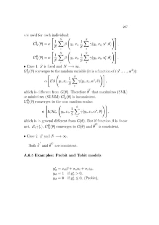 ¾¼
Ö Ù× ÓÖ Ò Ú Ù Ð
Á
Æ´ µ «
½
Æ
Æ
¬ Ý Ü
½
Ë
Ë
×
­´Ý Ü «× µ
Æ´ µ «
½
Æ
Æ
¬ Ý Ü
½
Ë
Ë
×
­´Ý Ü «× µ
¯ × ½º Ë × Ü Ò Æ   ½º
Á
Æ´ µ ÓÒÚ Ö × ØÓ Ø Ö Ò ÓÑ Ú Ö Ð ´ Ø × ÙÒ Ø ÓÒ Ó ´«½ «Ëµµ
« ¬ Ý Ü
½
Ë
Ë
×
­´Ý Ü «× µ
Û × Ö ÒØ ÖÓÑ ´ µº Ì Ö ÓÖ
Á
Ø Ø Ñ Ü Ñ Þ × ´ËÅÄµ
ÓÖ Ñ Ò Ñ Þ × ´Ë ÅÅµ
Á
Æ´ µ × Ò ÓÒ× ×Ø ÒØº
Æ´ µ ÓÒÚ Ö × ØÓ Ø ÒÓÒ Ö Ò ÓÑ × Ð Ö
« ¬ « Ý Ü
½
Ë
Ë
×
­´Ý Ü «× µ
Û × Ò Ò Ö Ð Ö ÒØ ÖÓÑ ´ µº ÙØ ÙÒ Ø ÓÒ ¬ × Ð Ò Ö
ÛÖØº «­´ µ¸ Æ´ µ ÓÒÚ Ö × ØÓ ´ µ Ò × ÓÒ× ×Ø ÒØº
¯ × ¾º Ë Ò Æ   ½º
ÓØ
Á
Ò Ö ÓÒ× ×Ø ÒØº
º º Ü ÑÔÐ × ÈÖÓ Ø Ò ÌÓ Ø ÑÓ Ð×
Ý£
Ø Ü Ø¬ · «« · Ø
Ý Ø ½ Ý£
Ø ¼
Ý Ø ¼ Ý£
Ø ¼ ´ÈÖÓ Øµ
 